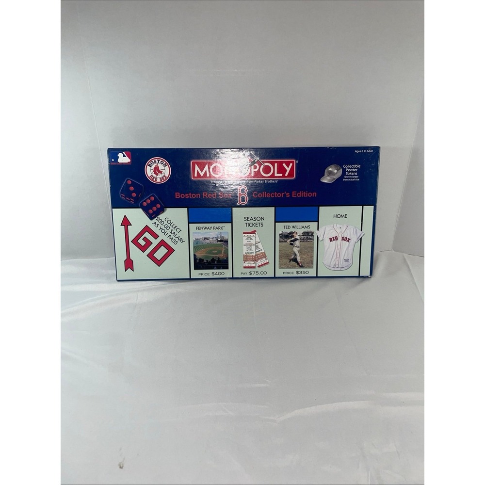 Monopoly Boston Red Sox Collector's Edition Board‎ Game MLB USAopoly Complete